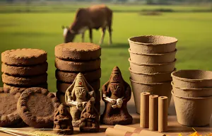 cow dung made products