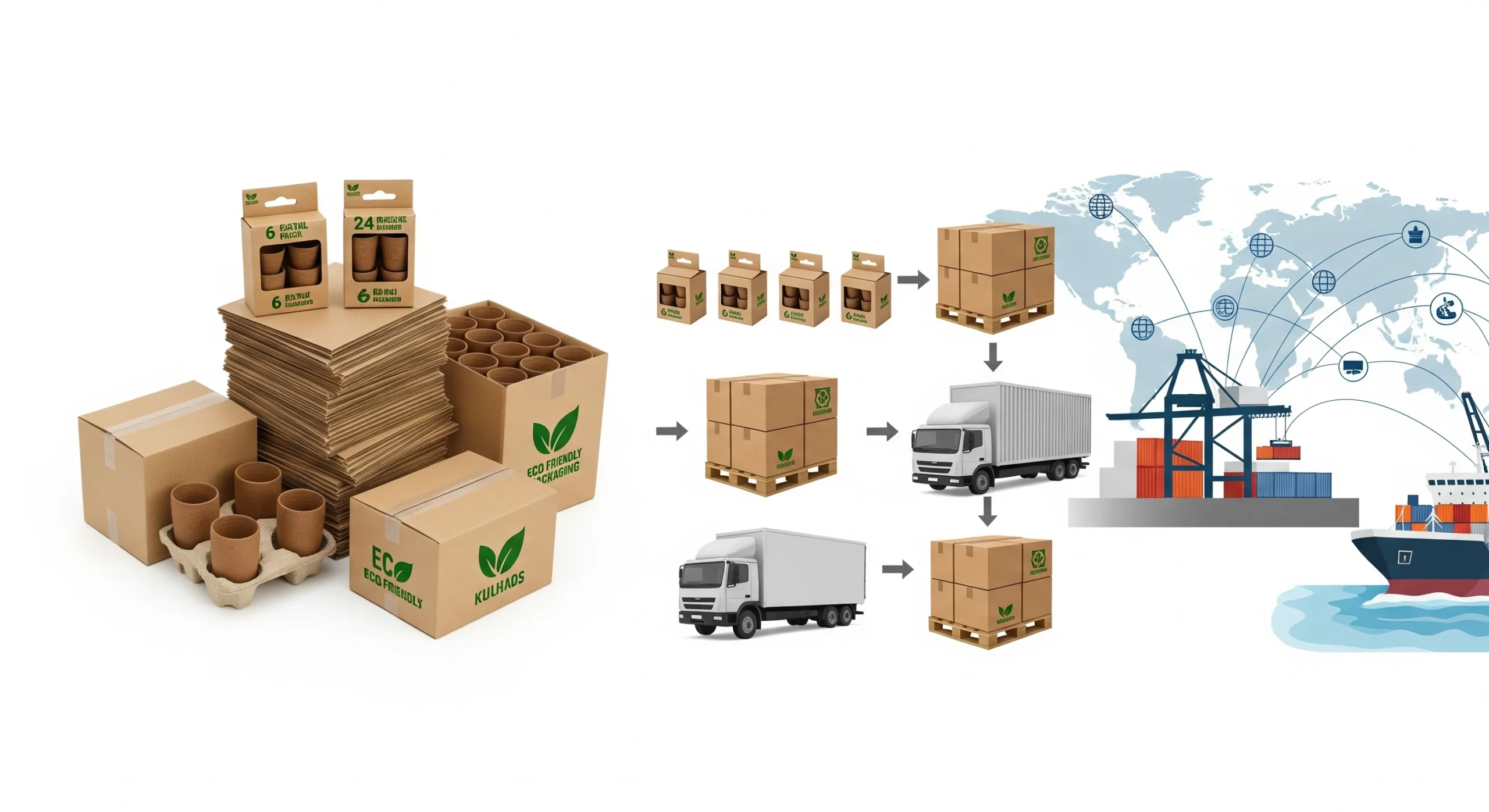 mud cups and glasses exporter in India