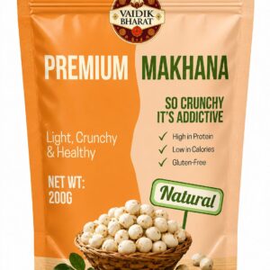 Vaidik Bharat Premium Roasted Makhana (Fox Nuts)