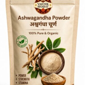 Vaidik Bharat Ashwagandha Powder 100g – 100% Pure & Natura